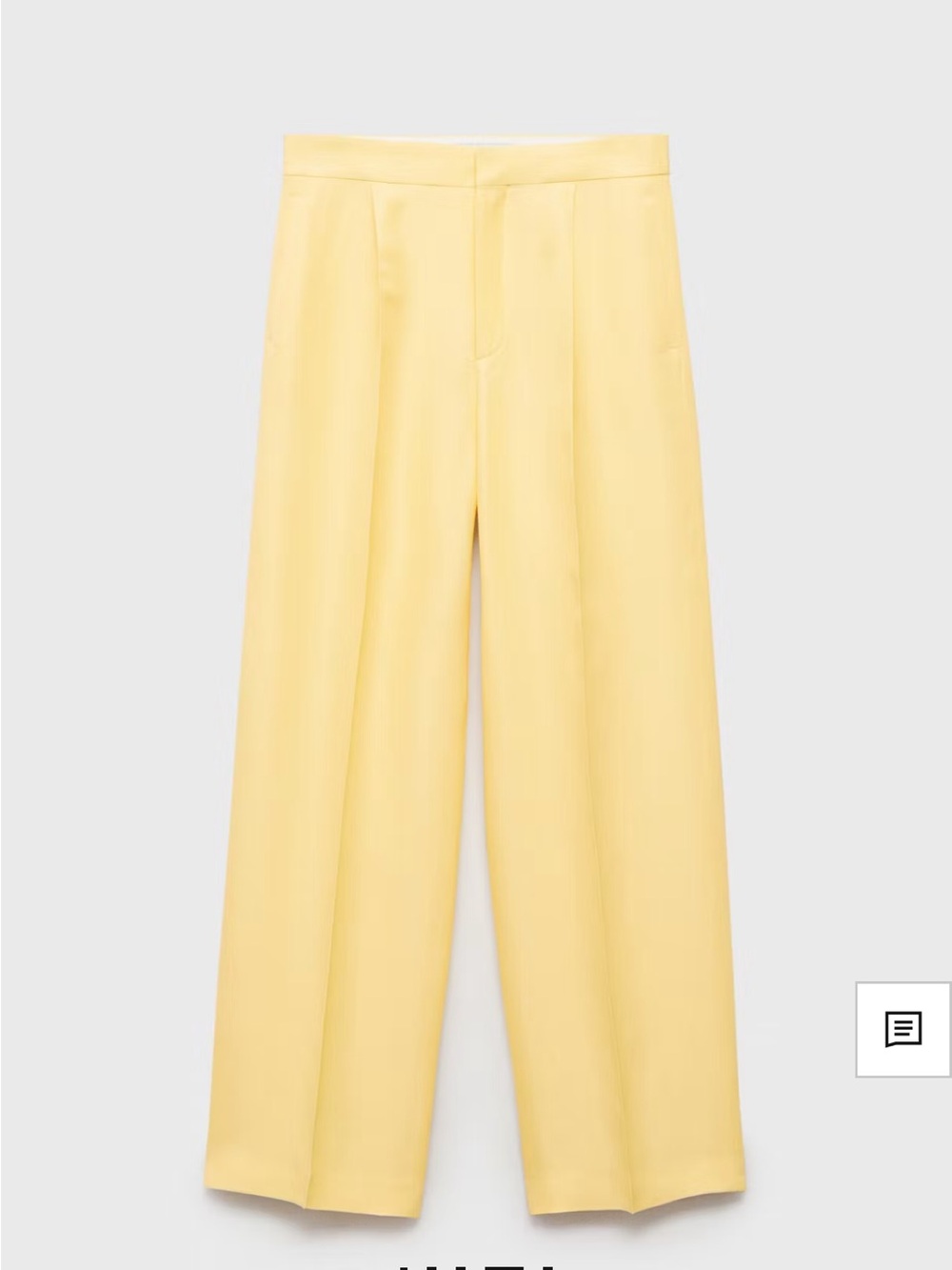Mango LINEN-BLEND PLEATED PANTS